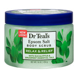 Dr Teal’s Exfoliante Corporal de Sal de Epsom con Eucalipto y Hierbabuena 454g